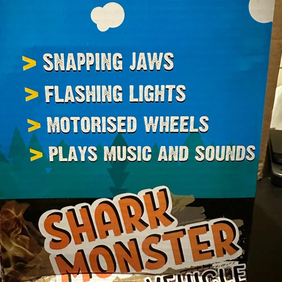 NWT - Shark Monster Vehicle with lights, sounds and motorized. 3+ - Picture 3 of 4